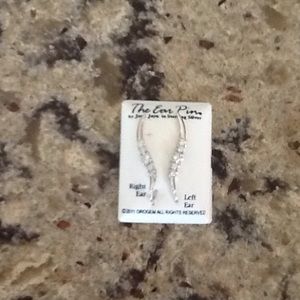 The ear pin by Jose jay sterling silver earrings